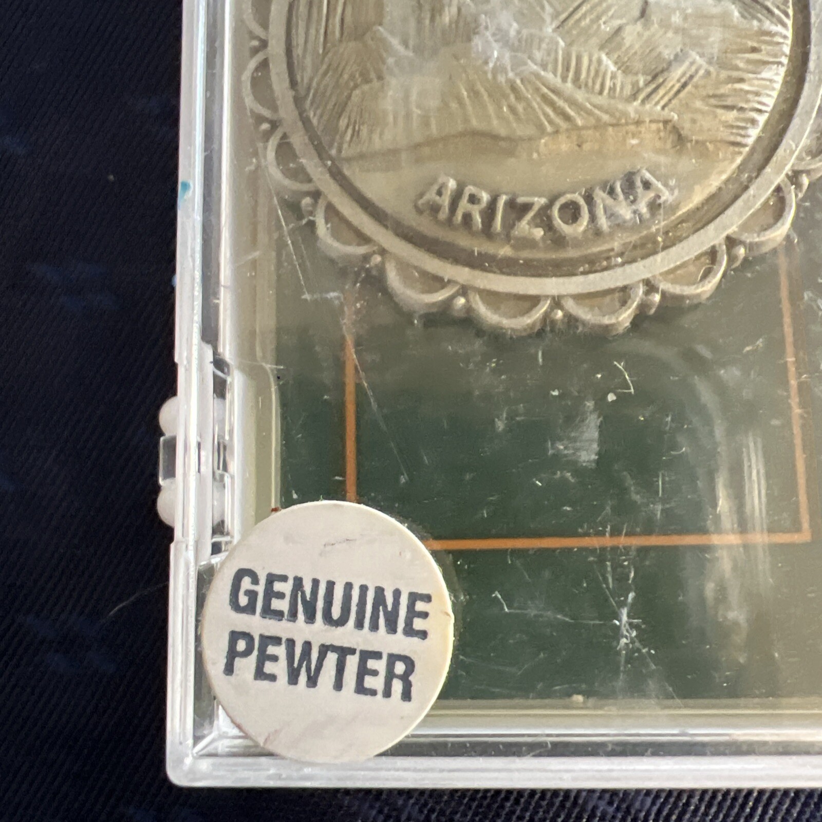 GRAND CANYON NATIONAL PARK GENUINE PEWTER FRED HARVEY TRADING COMPANY Arizona