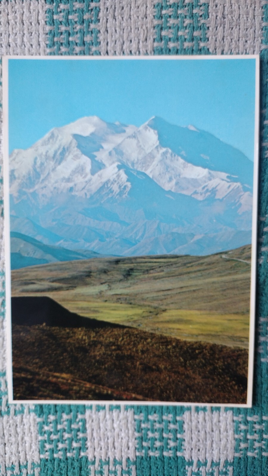 BEAUTIFUL POST CARD MT.MCKINLEY FROM STONY HILL ALASKA