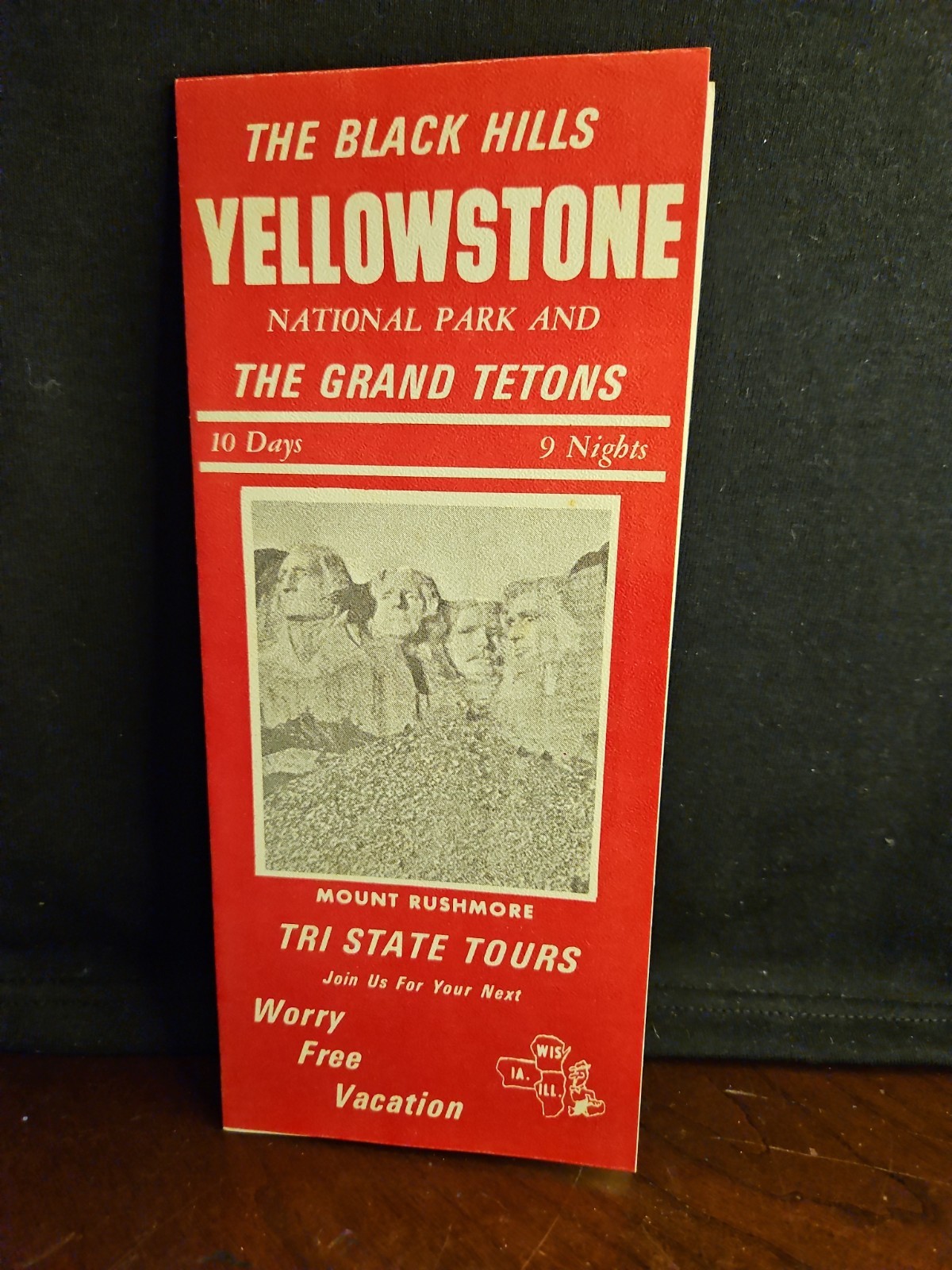 VTG Black Hills Yellowstone National Park Tri State Tour Advertising Brochure