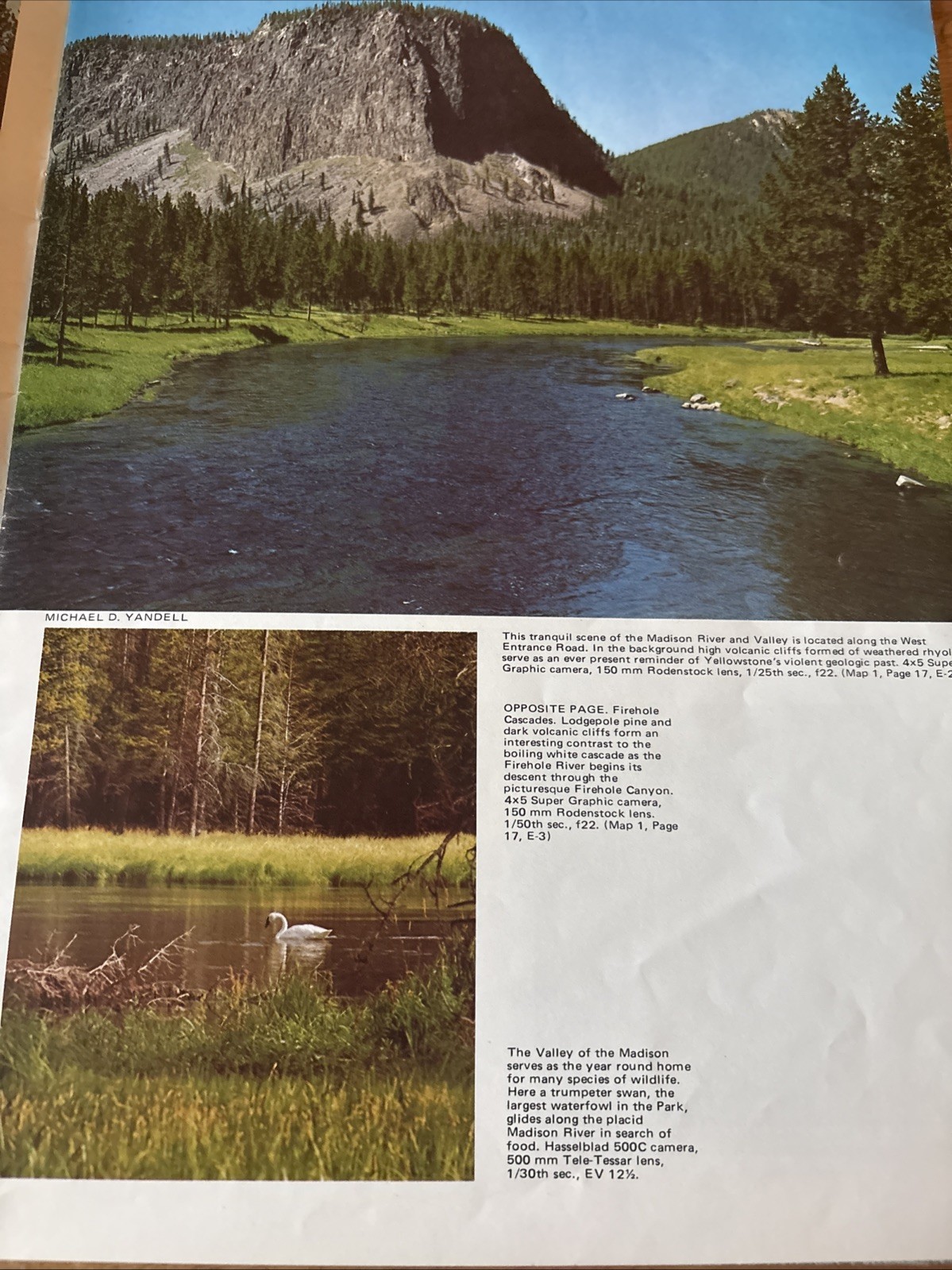 National Parkways Yellowstone National Park Souvenir Guide Book (1971/PB)