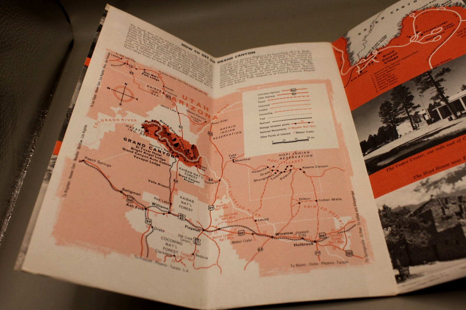 Grand Canyon National Park Brochure Vintage 1960