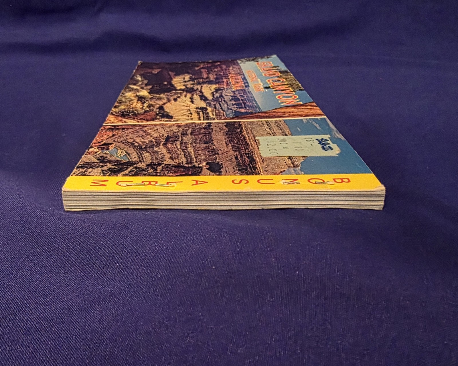 Vintage Grand Canyon Postcard Album Book Of 20 Tourist Souvenir