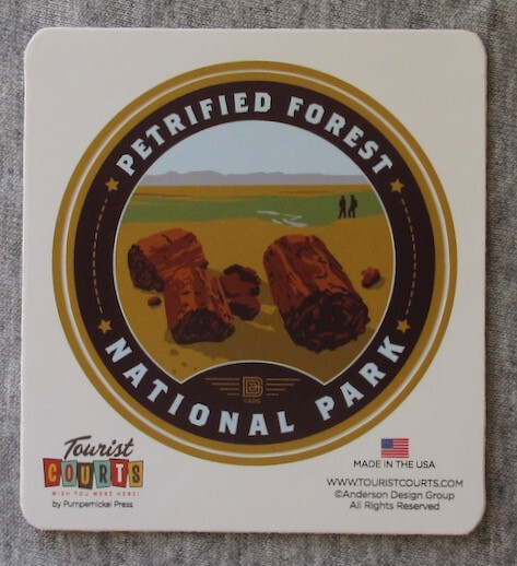 Petrified Forest National Park Round Vinyl Sticker New