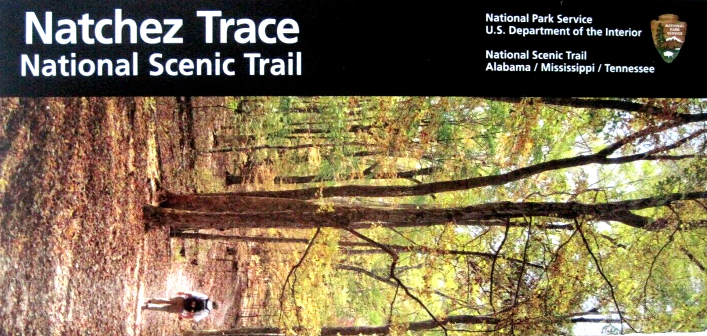Natchez Trace National Scenic Trail National Park Service Unigrid Brochure Map