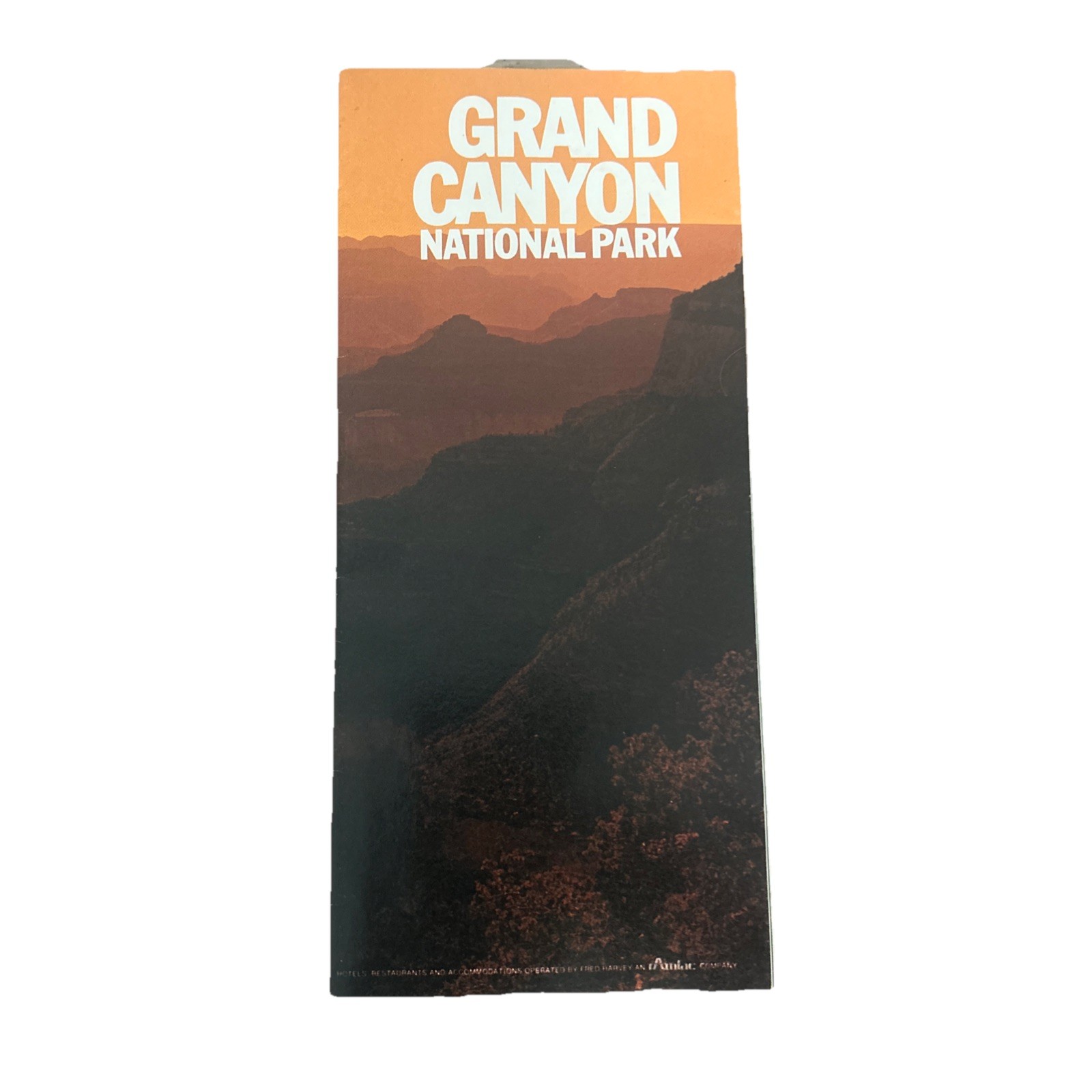 Grand Canyon NATIONAL PARK, Travel Brochure 1970s Amfac Pamphlet
