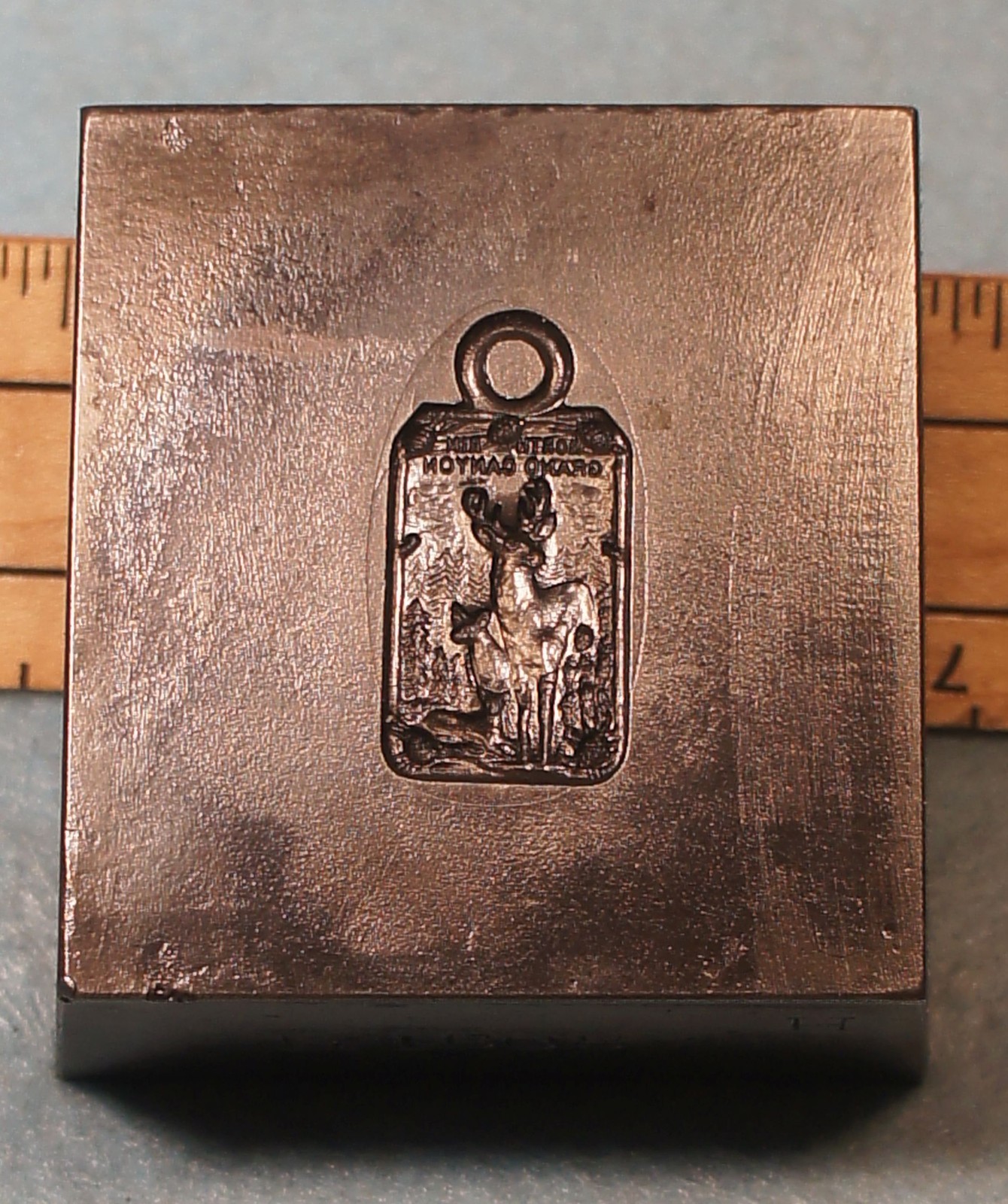1932 NORTH RIM GRAND CANYON Deer Charm STEEL STAMPING DIE Robbins RH371 * AS IS