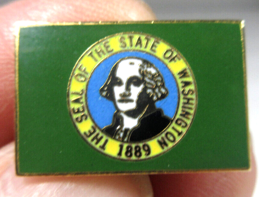 vintage The Seal of the State of Washington souvenir lapel pin