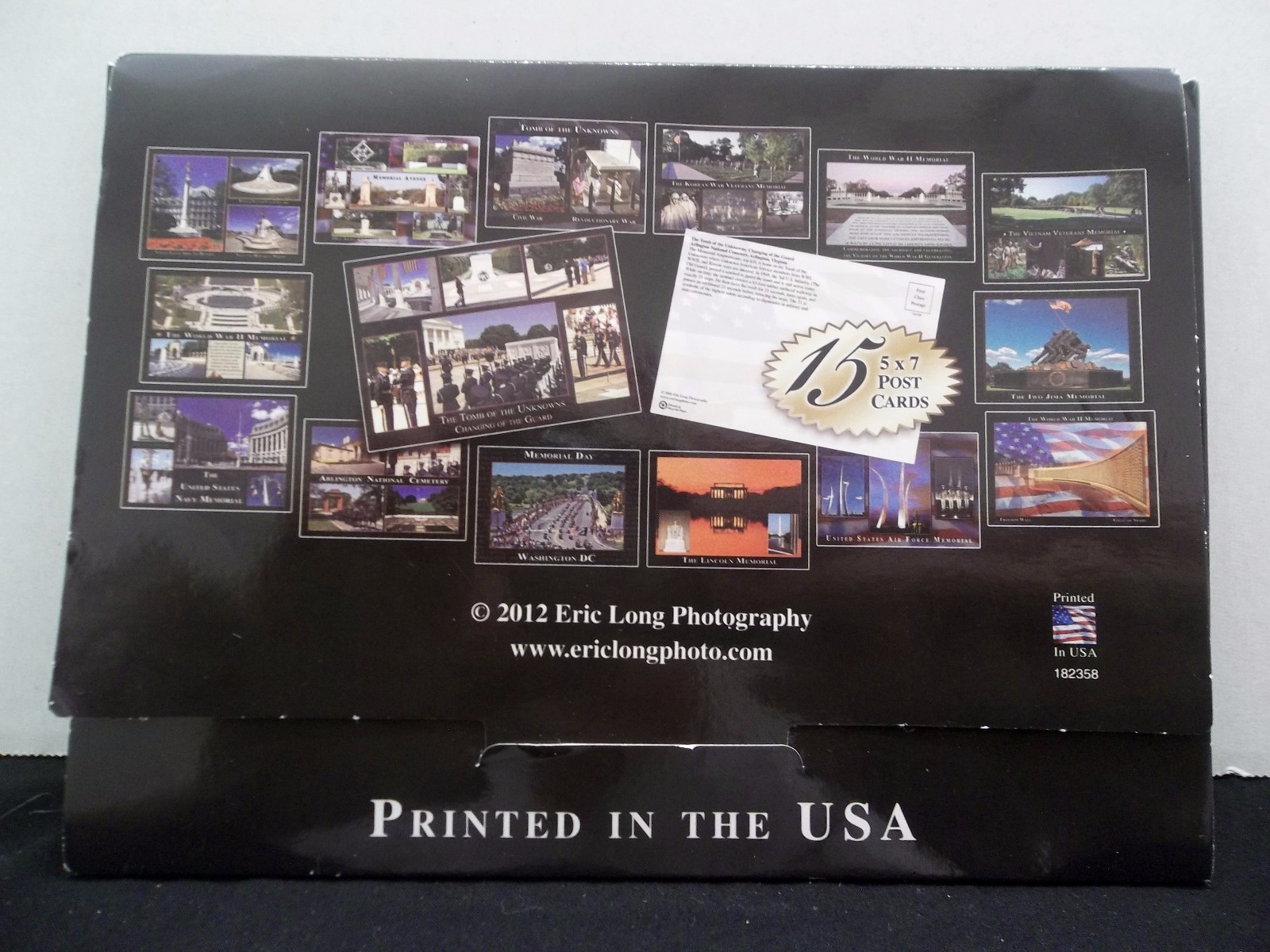 Washington DC Memorials Honoring American Veterans 15 Custom Image Post Cards