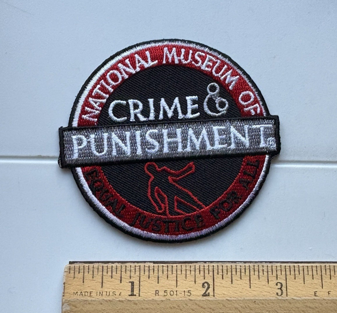 National Museum of Crime & Punishment Washington DC Souvenir Embroidered Patch