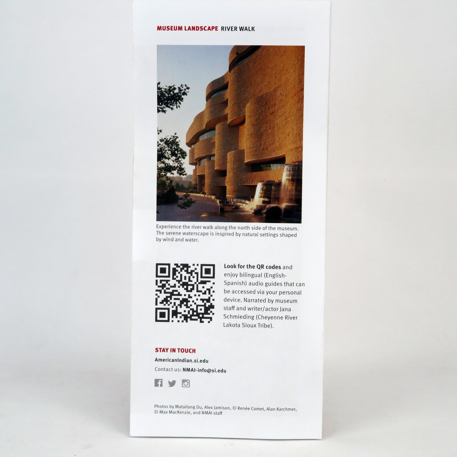 National Museum of the American Indian Brochure, Washington DC