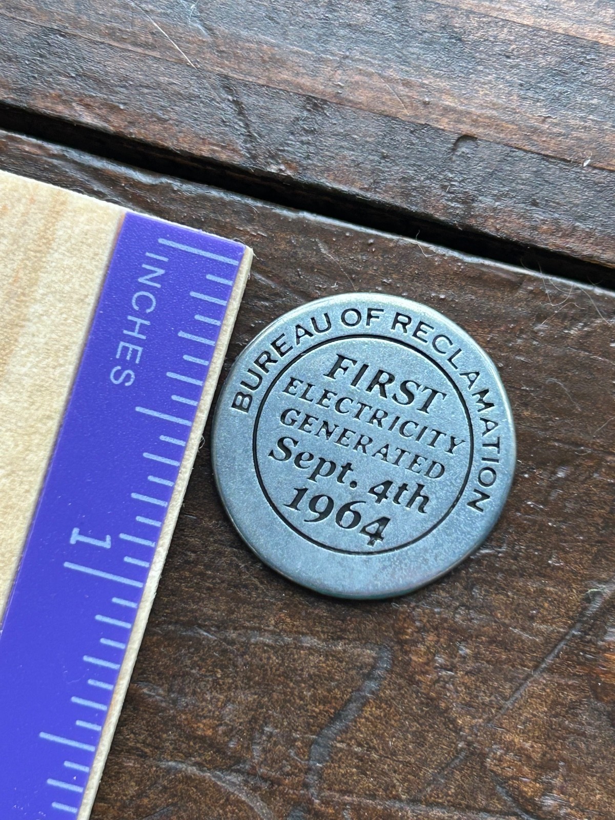 Glen Canyon Dam Completed 1963 Collector Coin Bureau of Reclamation New