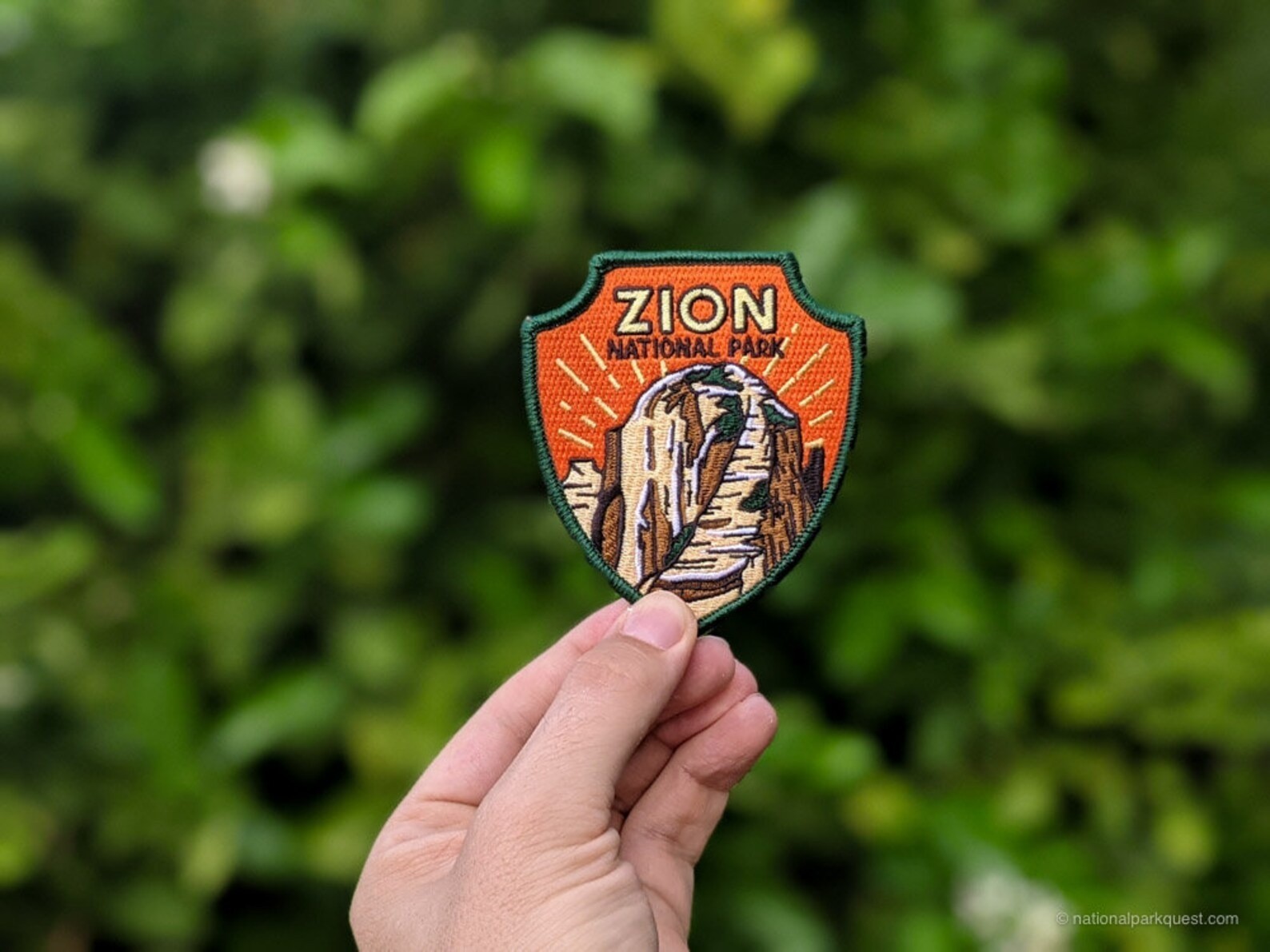 Zion National Park Patch Iron-On Applique Souvenir Gift