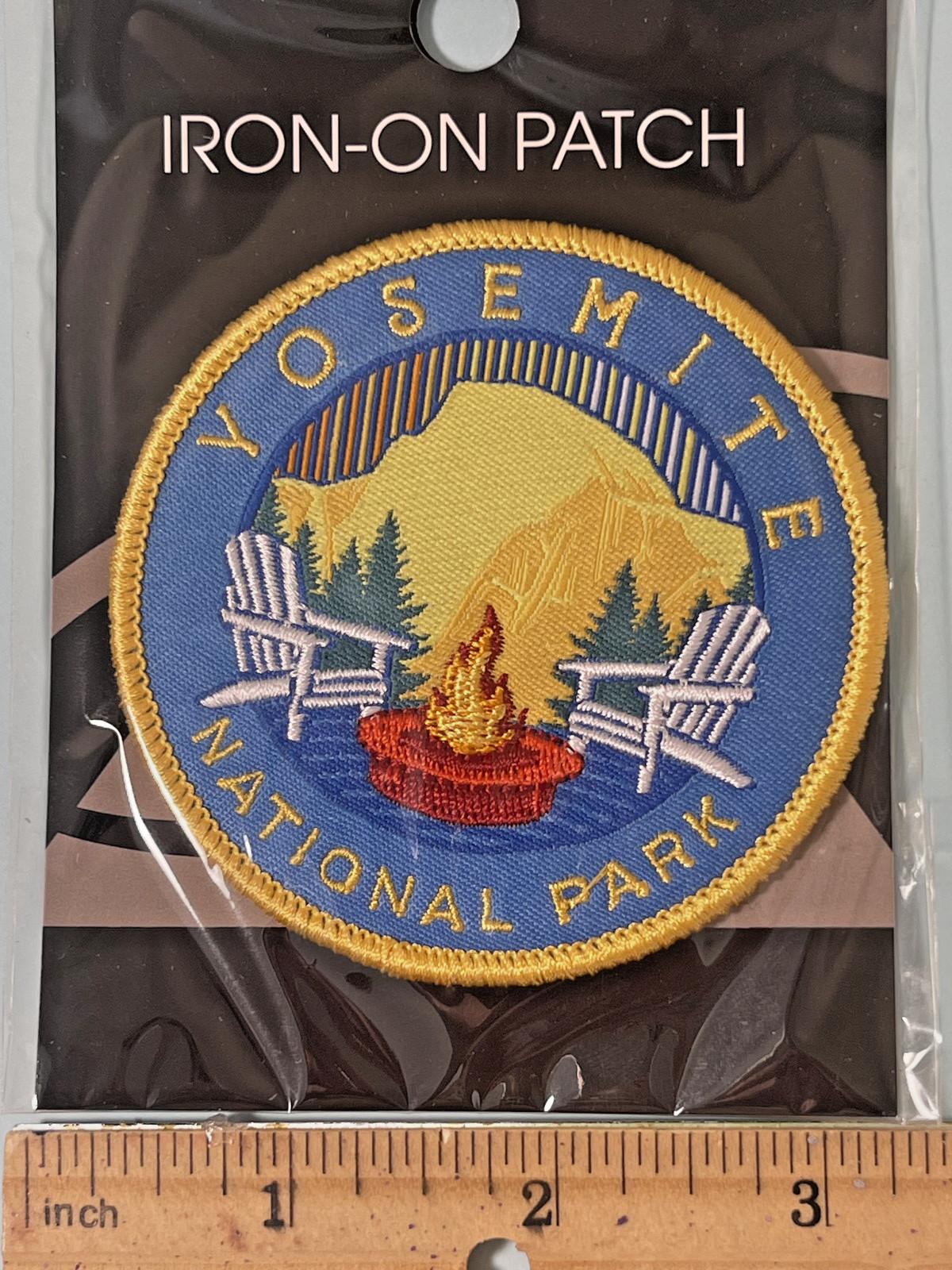 NIP Yosemite National Park Granite Half Dome Souvenir 3 Inch Iron-on Patch