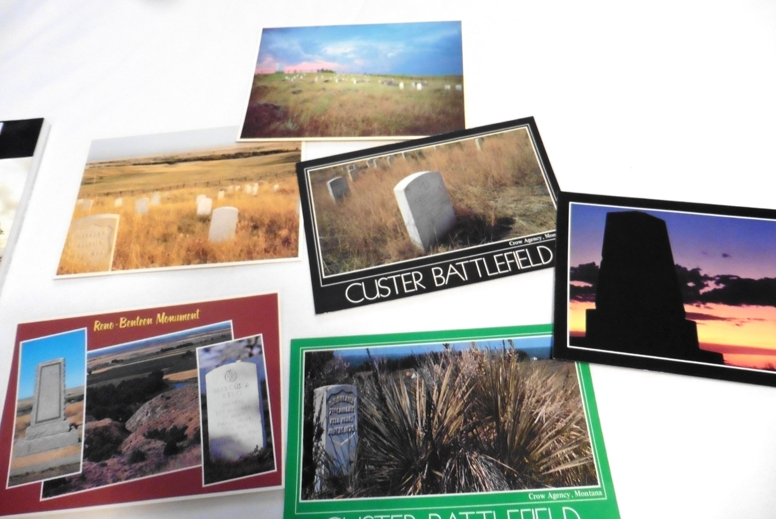 Lot of Vtg Custer Battlefield Little Bighorn National Monument Books + Postcards