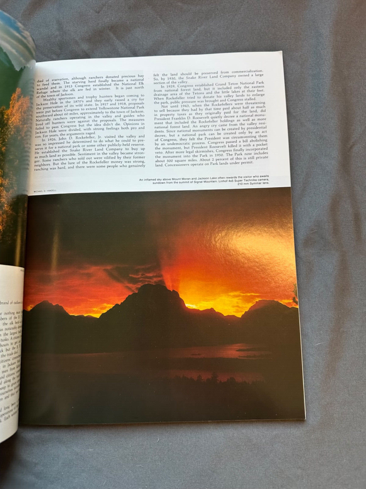 National Parkways Grand Teton National Park Guide Book 1976, Revised Volume II