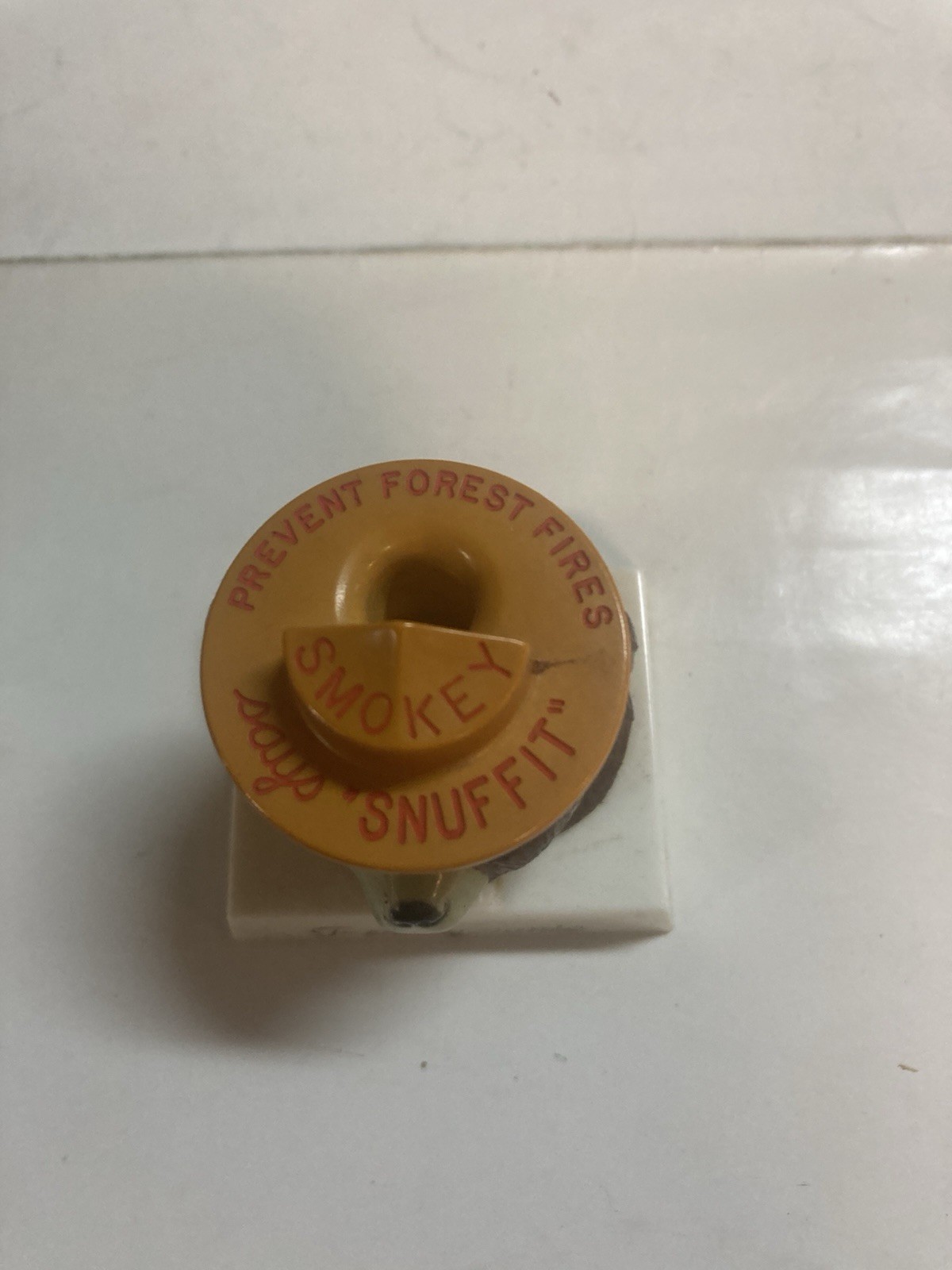 1960s Smokey The Bear Prevent Forest Fires Says Snuffit Ashtray Pennsylvania