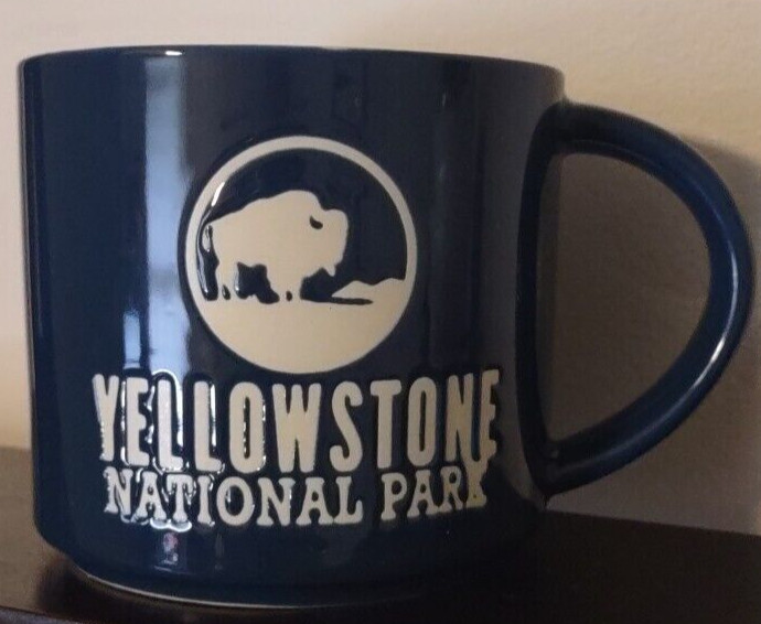 Yellowstone National Park General Store Buffalo Embossed Cup Mug