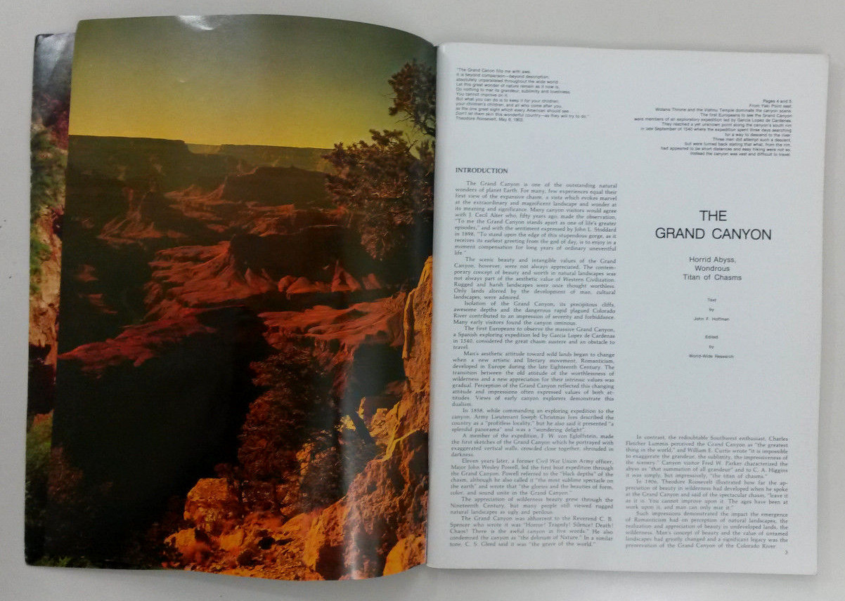 National Parkways Grand Canyon Photographic Comprehensive Travel Guide 1977
