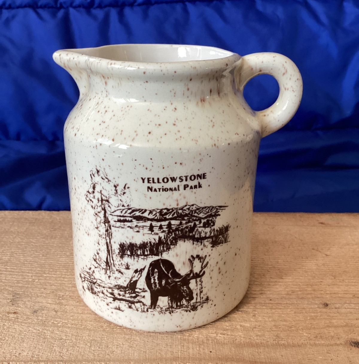 Black Hills China & Ceramics Yellowstone National Park 5″Tall Souvenir Pitcher