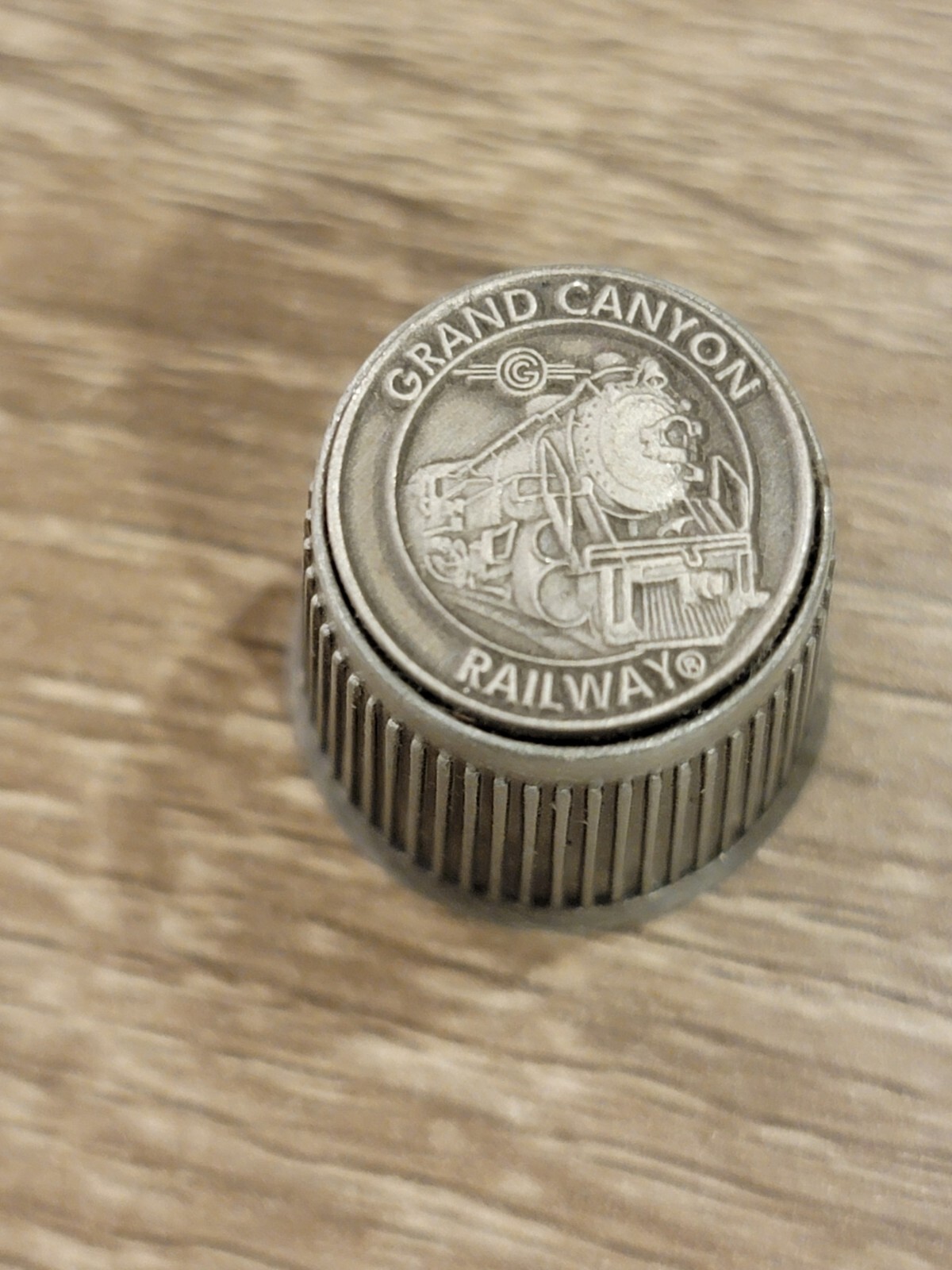 Vintage Pewter Grand Canyon Railway Souvenir Thimble