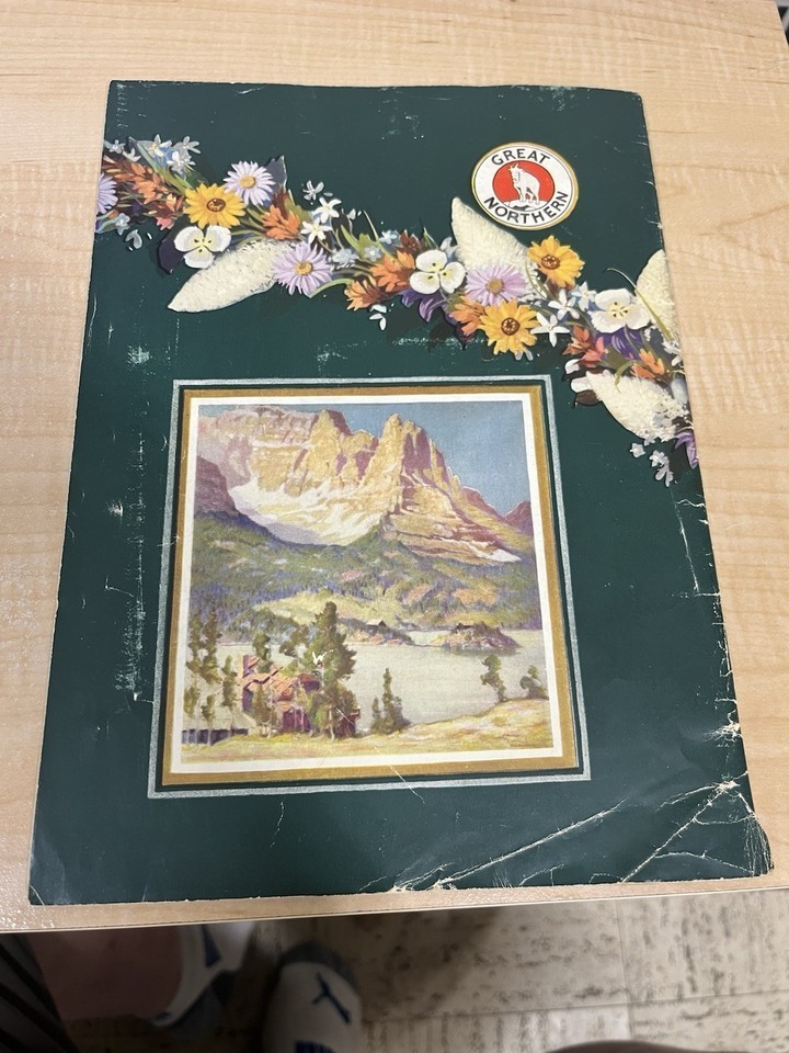 Glacier National Park Travel Brochure 1932 The Call of the Mountains GN RR