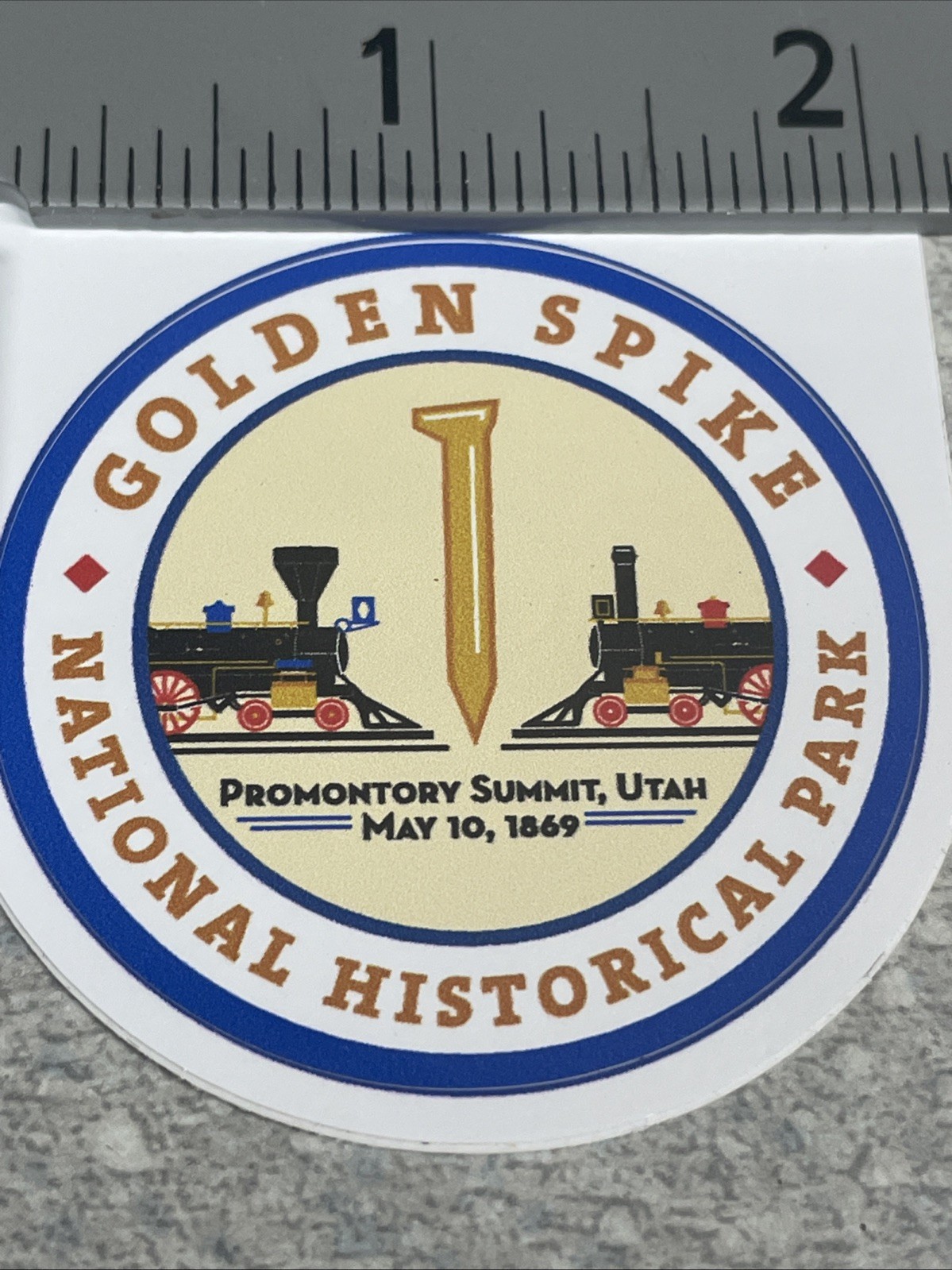 Decal – Golden Spike National Historical Park Utah – 2” – All Weather
