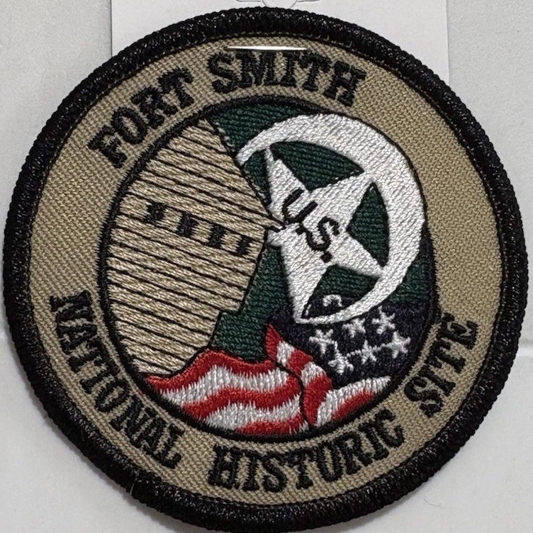 NIP Fort Smith National Historic Site Arkansas Round Embroidered Souvenir Patch