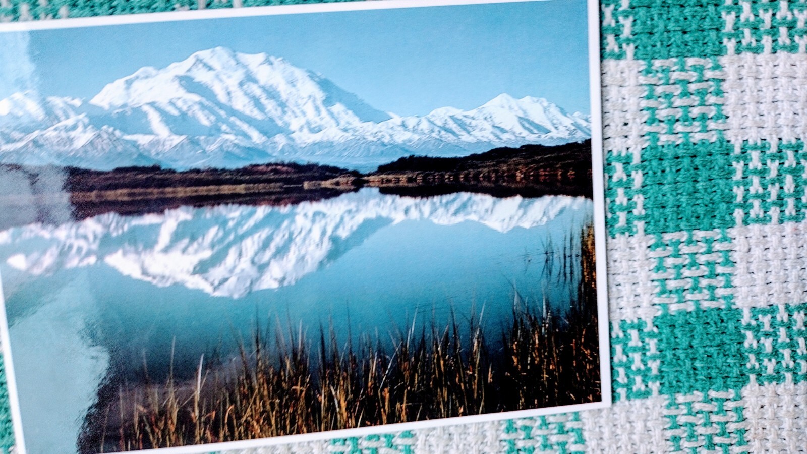 BEAUTIFUL POST CARD REFLECTIONS OF MT.MCKINLEY WONDER LAKE ALASKAN Post Card