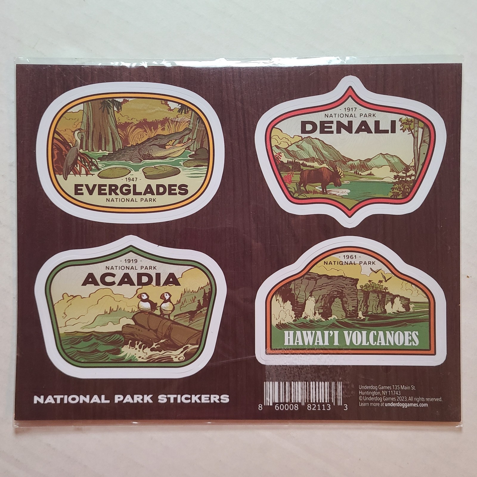 National Park Stickers Lot Of 8 Yellowstone Grand Canyon Denali Acadia Hawaii…