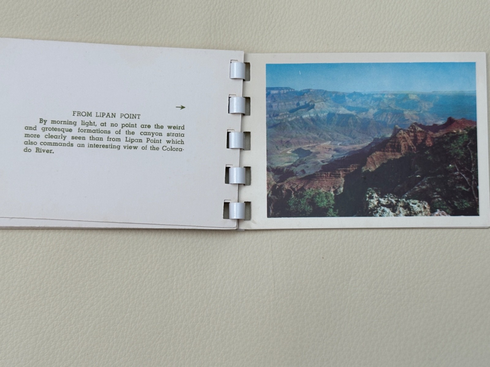 Grand Canyon National Park vintage booklet, 10 photos Published for Fred Harvey