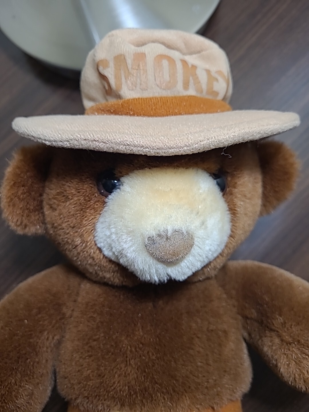 VTG Smokey The Bear Plush Bear 12″ Three Bears Inc 1980s