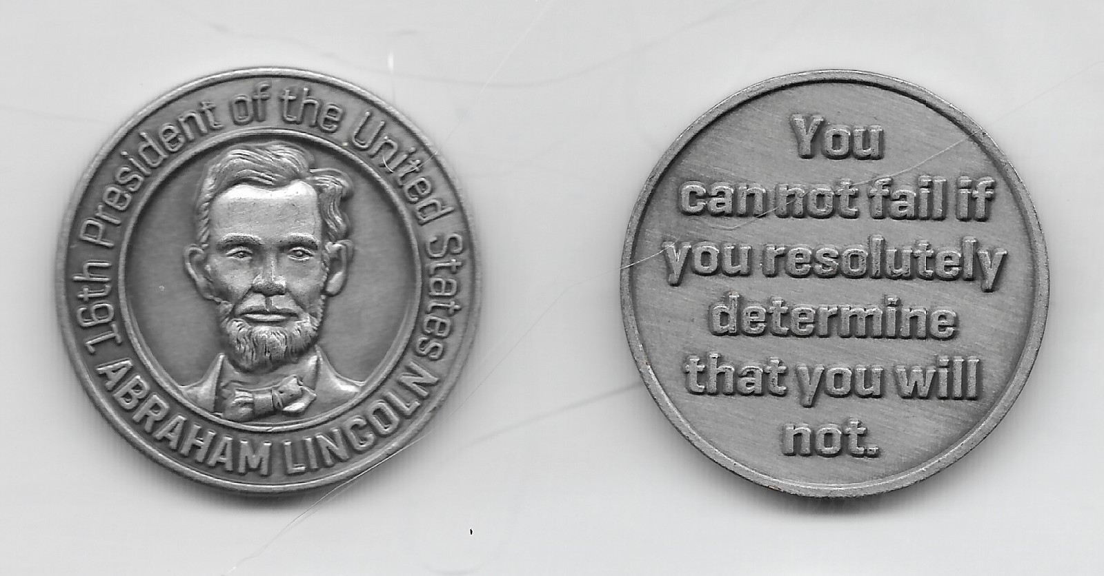 Washington DC- Abraham Lincoln Extra Thick NPS Token