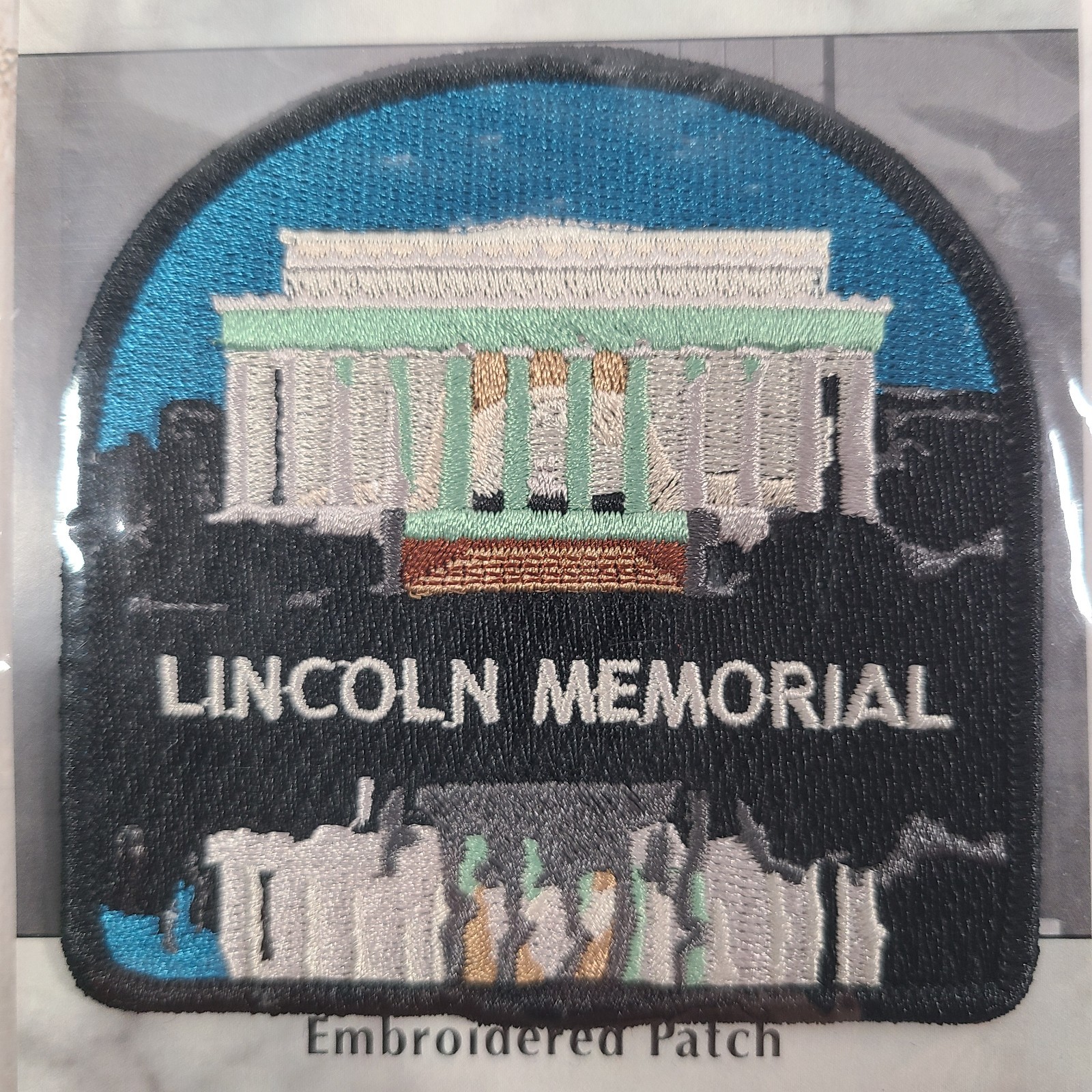 Washington DC Historical Landmarks Patches Lot of 3 Arlington Lincoln Jefferson