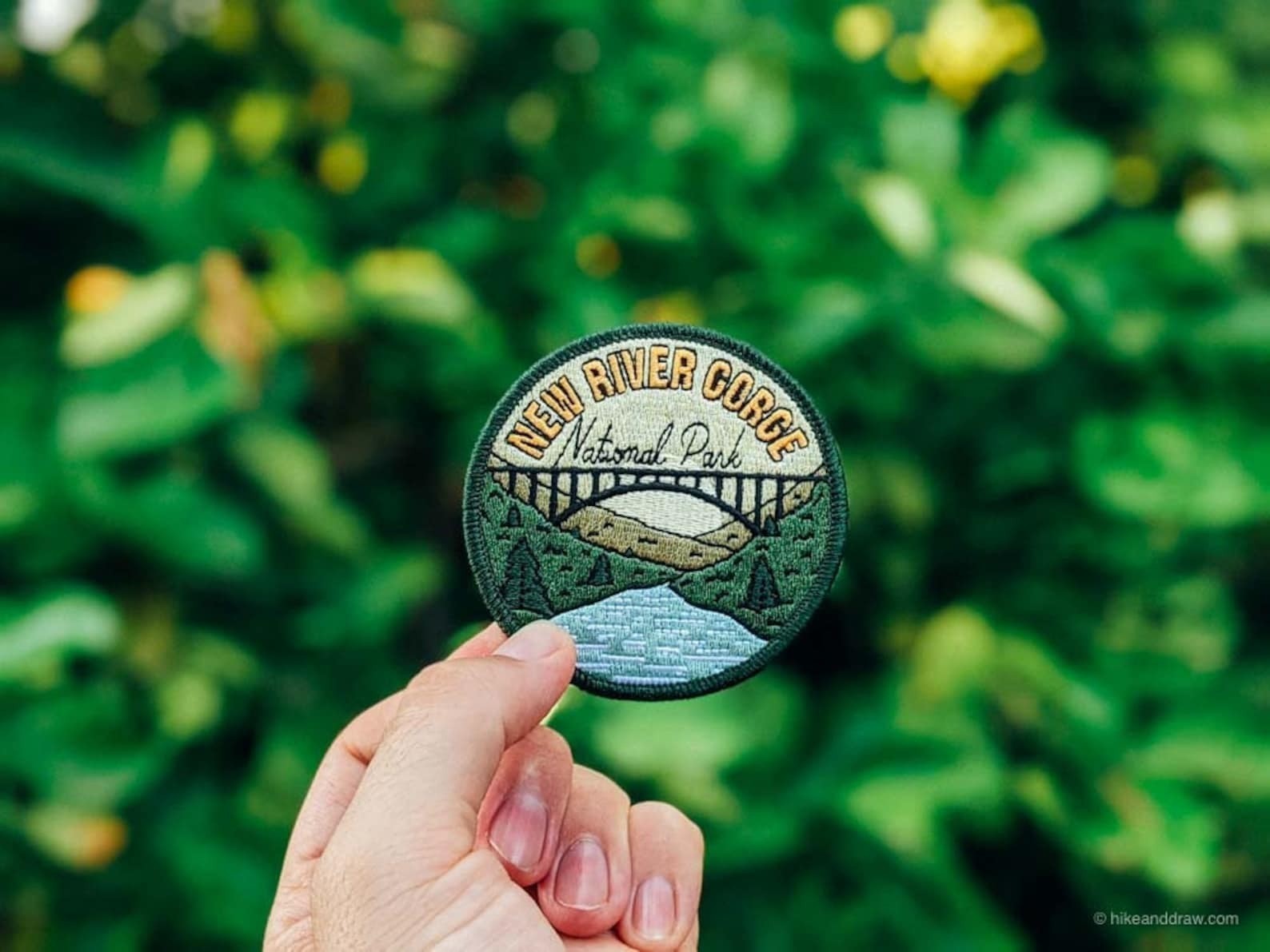 New River Gorge National park Patch Iron-On Applique Souvenir Gift