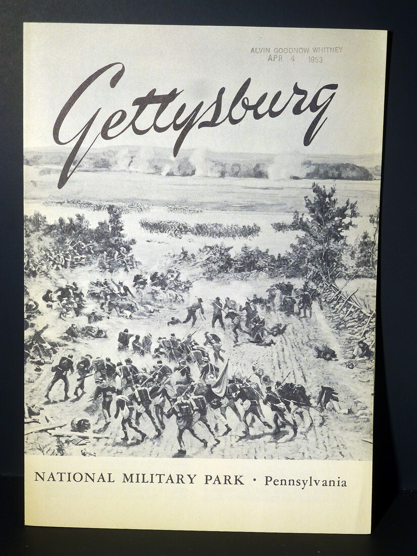 Near mint pamphlet Gettysburg National Military Park 6 page foldout 1953