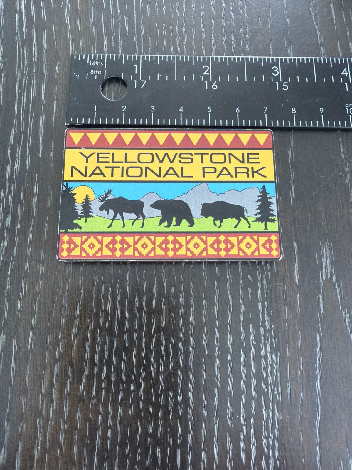 Yellowstone National Park Moose Bear Bison Magnet