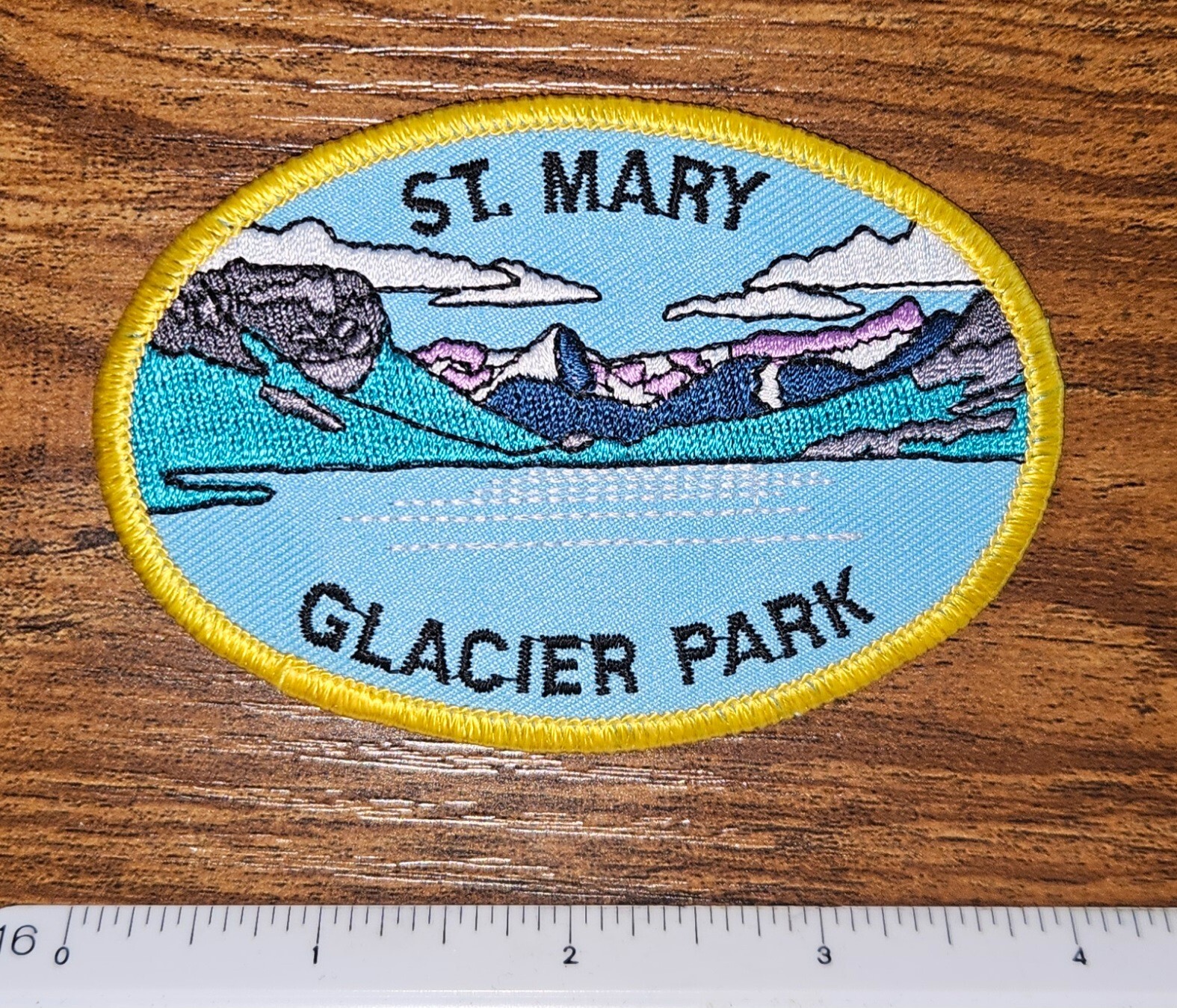 Montana St. Mary Glacier Park Collectible Souvenir Travel Iron On Patch