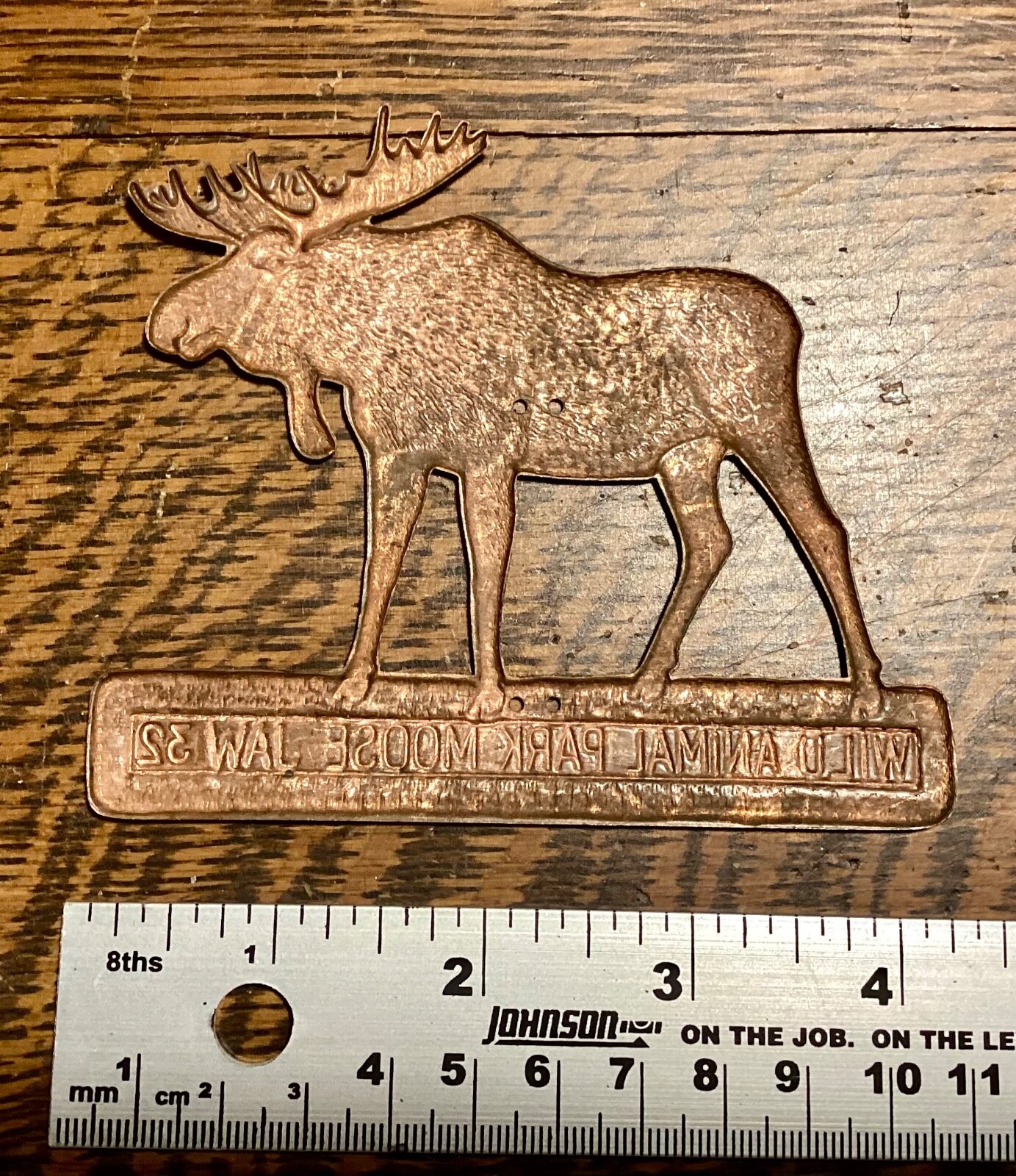 Scarce 1932 Wild Animal Park Moose Jaw Parks Pass