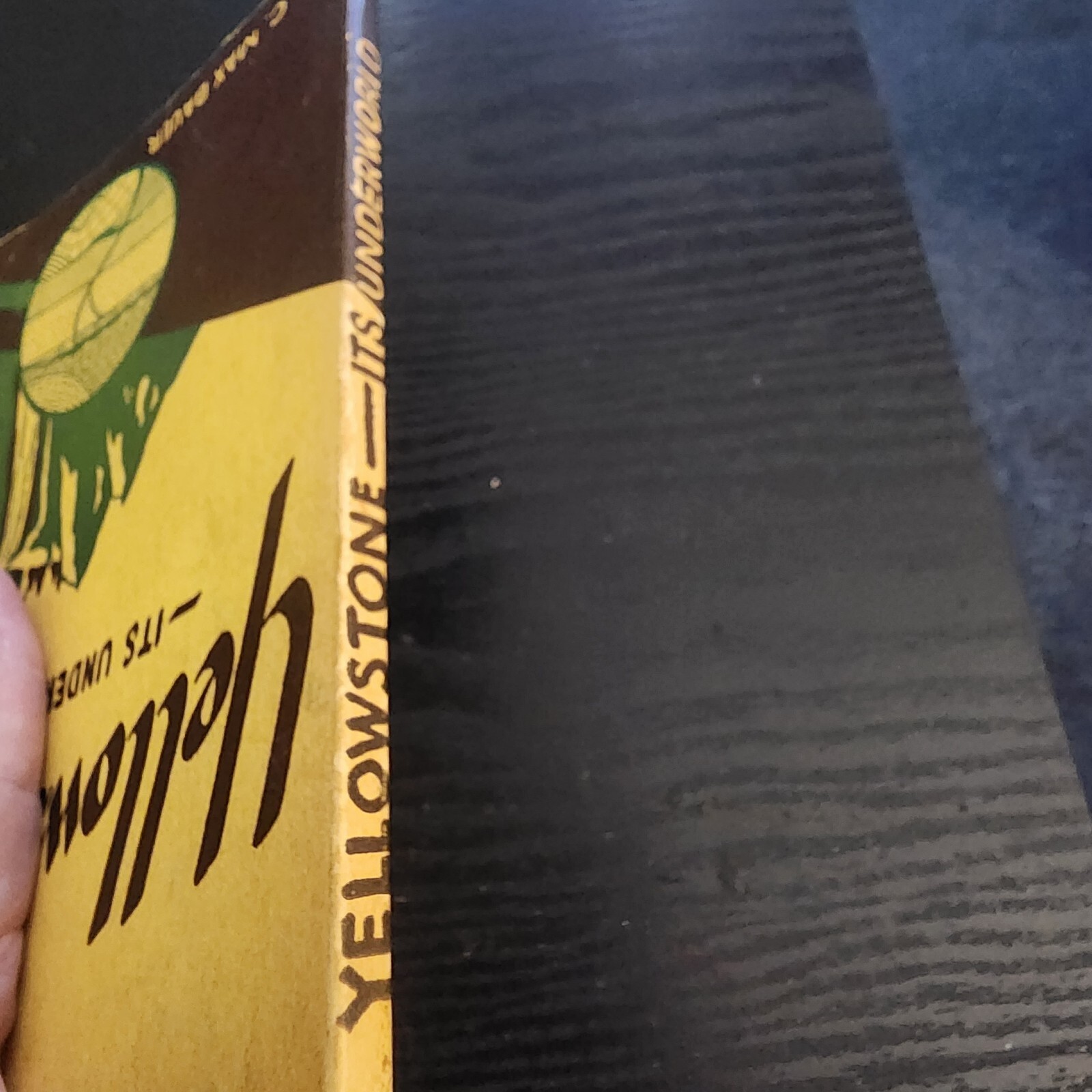 VINTAGE 1955 YELLOWSTONE IT’S UNDERWORLD BOOK BY MAX BAUER
