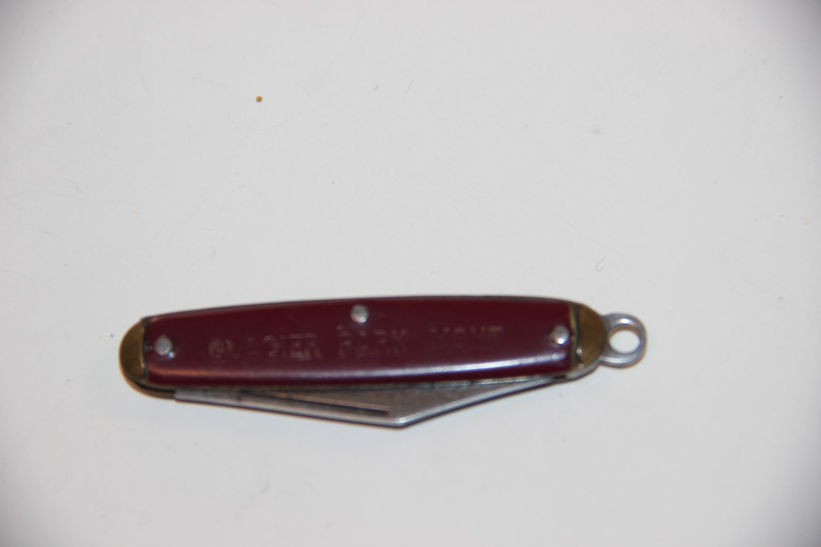 Vintage Glacier National Park Montana Pocket Knife Used USA Souvenir