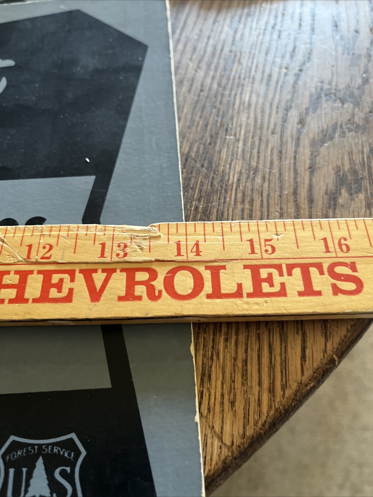 Vintage 1974 USFS US Forest Service Thick “cardboard Sign
