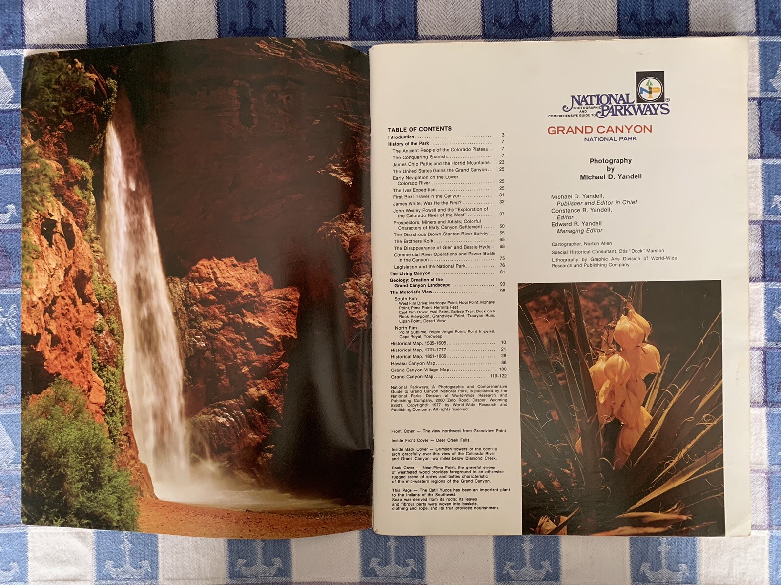 National Parkways Grand Canyon and Yellowstone Comprehensive Travel Guide 1977