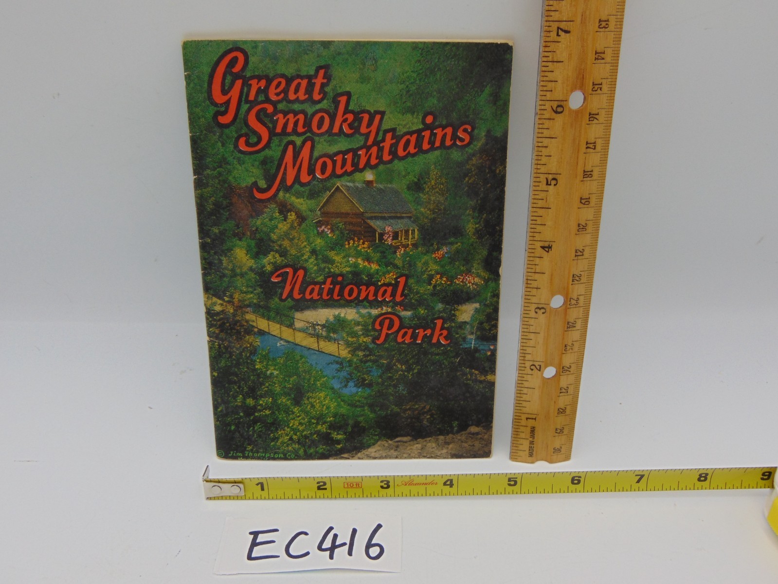 Great smoky mountains national park book vintage Jim Thompson Company 1930’s
