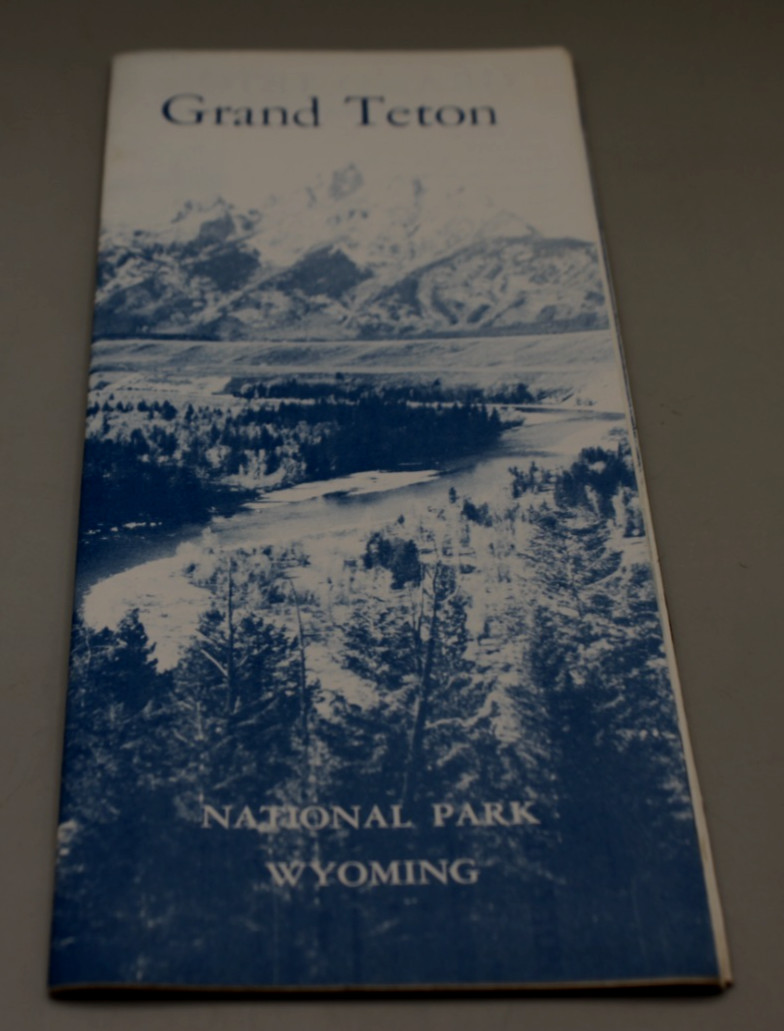 Grand Teton National park Travel brochure Vintage