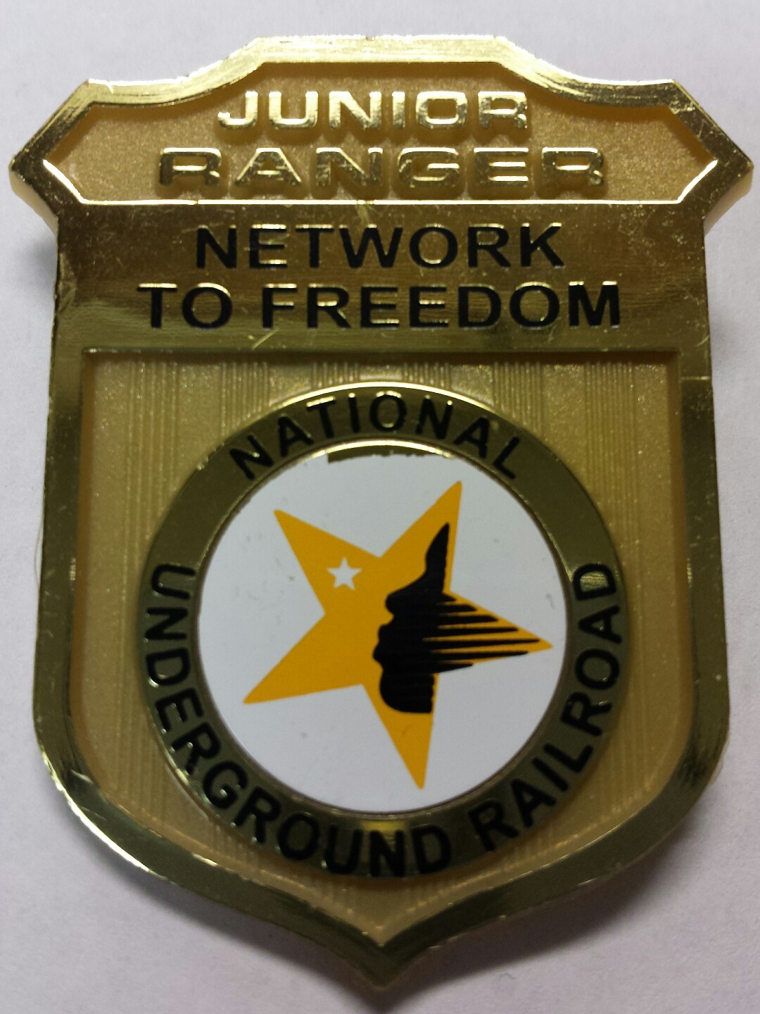 Freedom Underground Railroad NPS National Park Service Jr Junior Ranger Badge