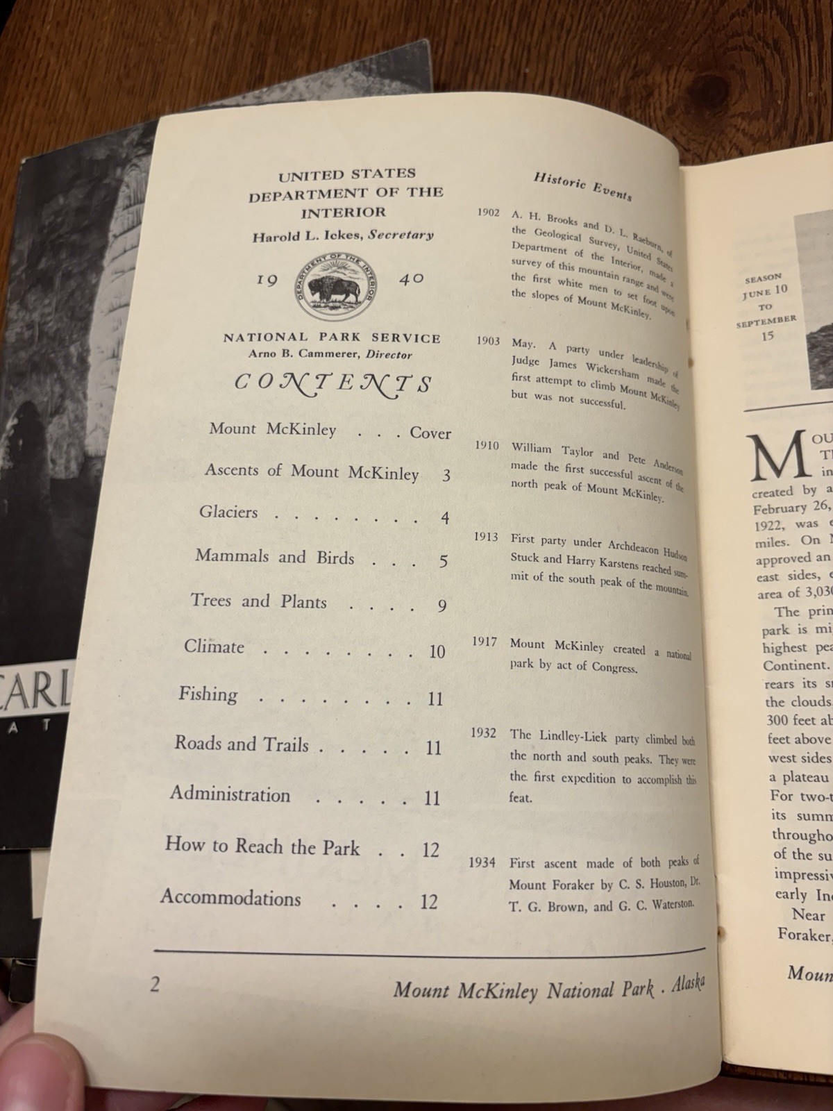Ultra Rare 1939–1940 National Park Service Brochure Lot – 12 Original WPA-Era B1