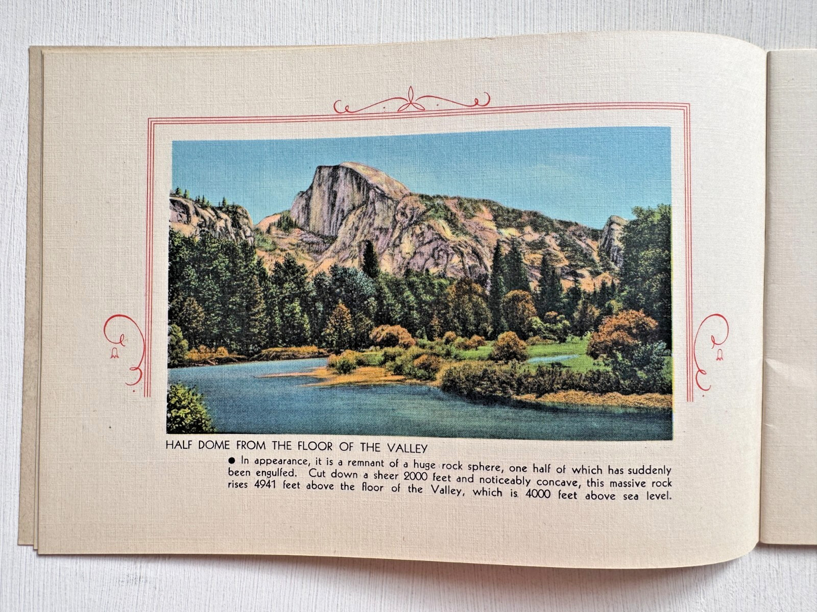 1930-40’s Yosemite National Park Picture Book w/ 32 Pictures B