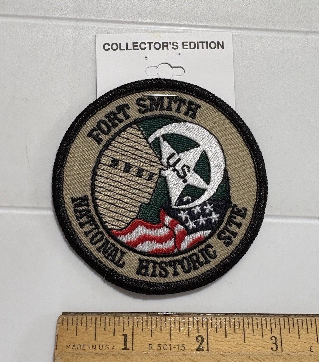 NIP Fort Smith National Historic Site Arkansas Round Embroidered Souvenir Patch