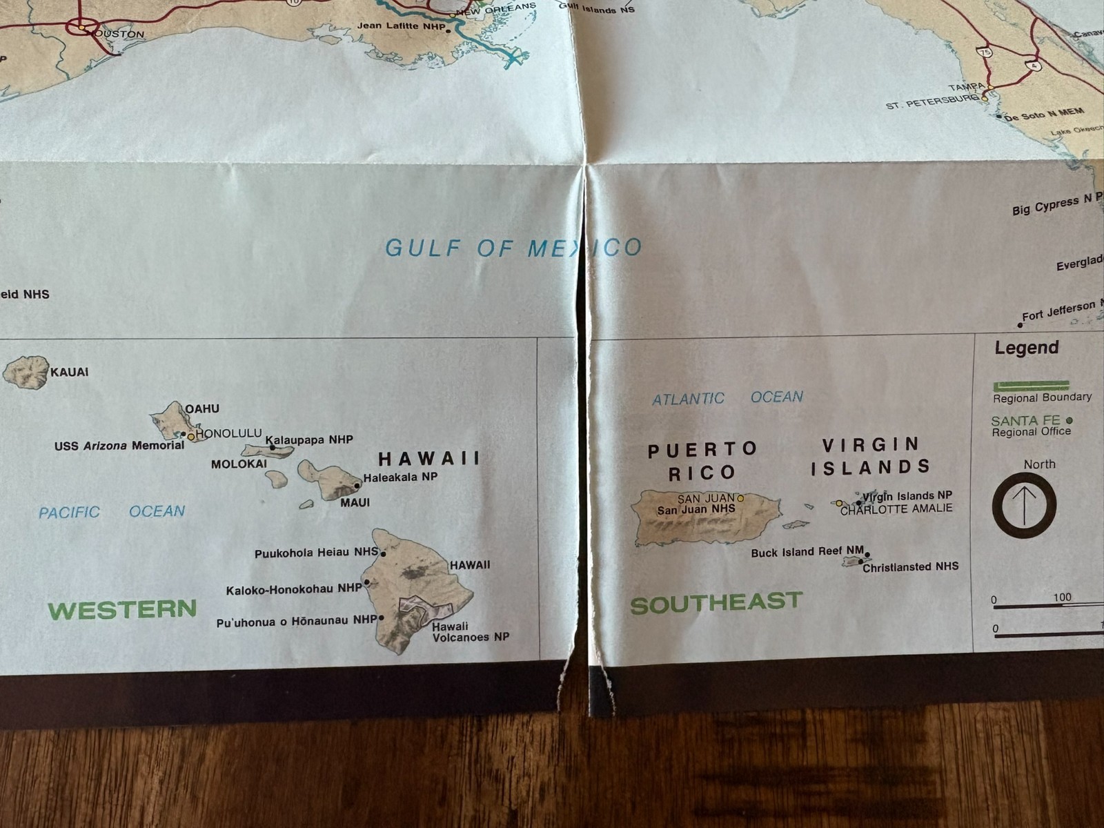 National Parks Guide and Map 1984 – Unigrid Brochure Map Pamphlet