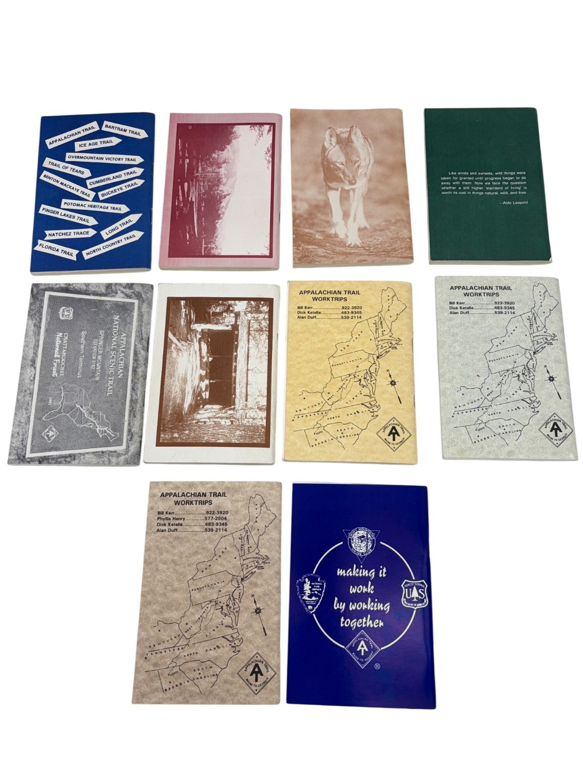 Smoky Mountains Hiking Club 1990-1999 Handbook Lot Vintage Knoxville TN SMHC